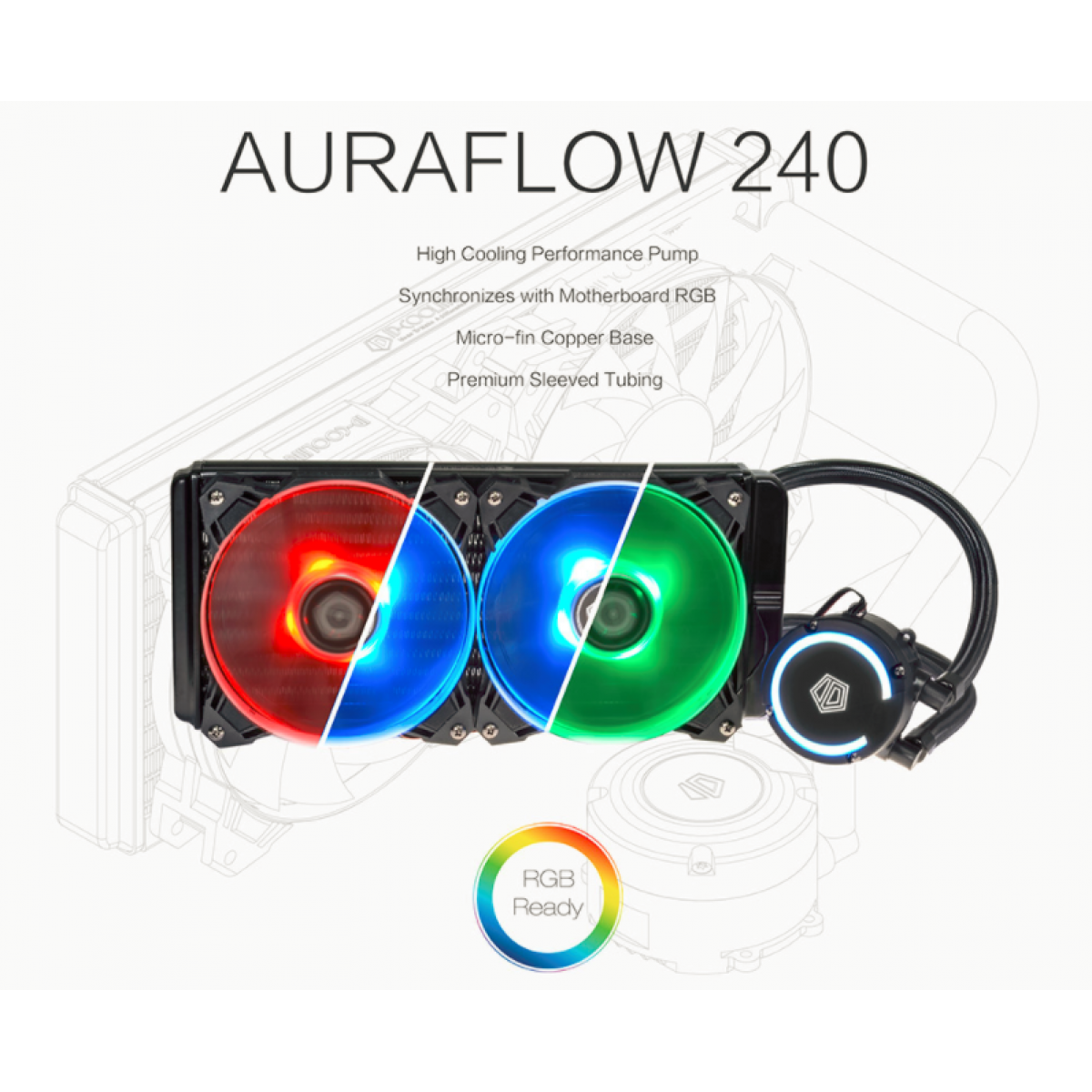 ID Cooling AURAFLOW 240 RGB